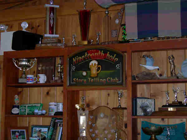The 19th Hold Trophy Wall