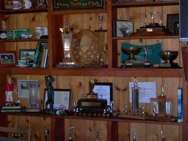 The 19th Hole Trophy Wall